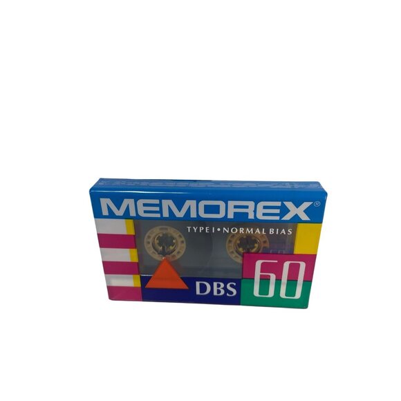 Memorex Other - Vintage Memorex DBS 60 Min Audio Cassette Tape Type I Normal Bias Sealed NIP